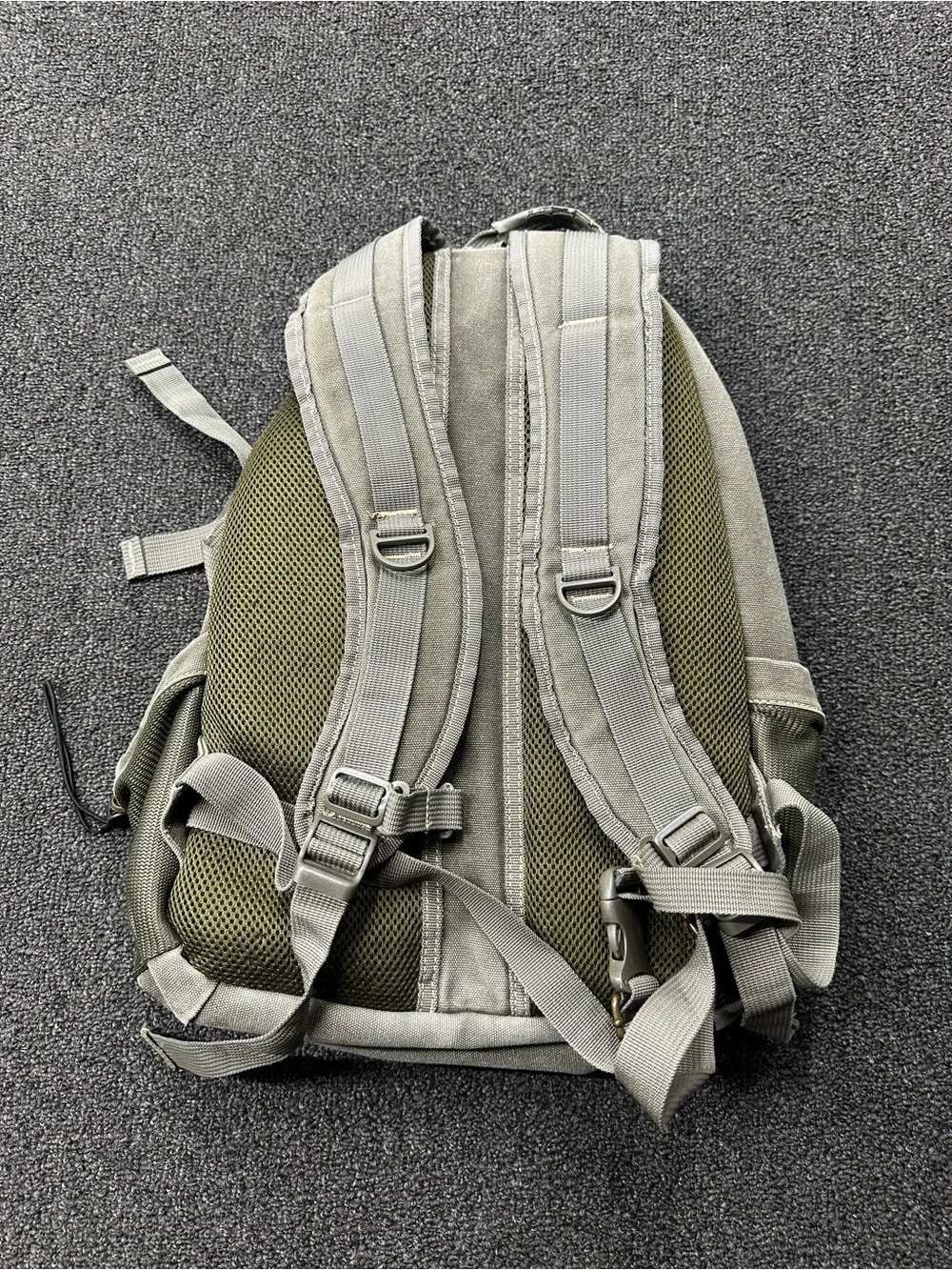 Diesel Backpack Bag Spare Parts Streetwear Techwear Gray Multipocket Strap